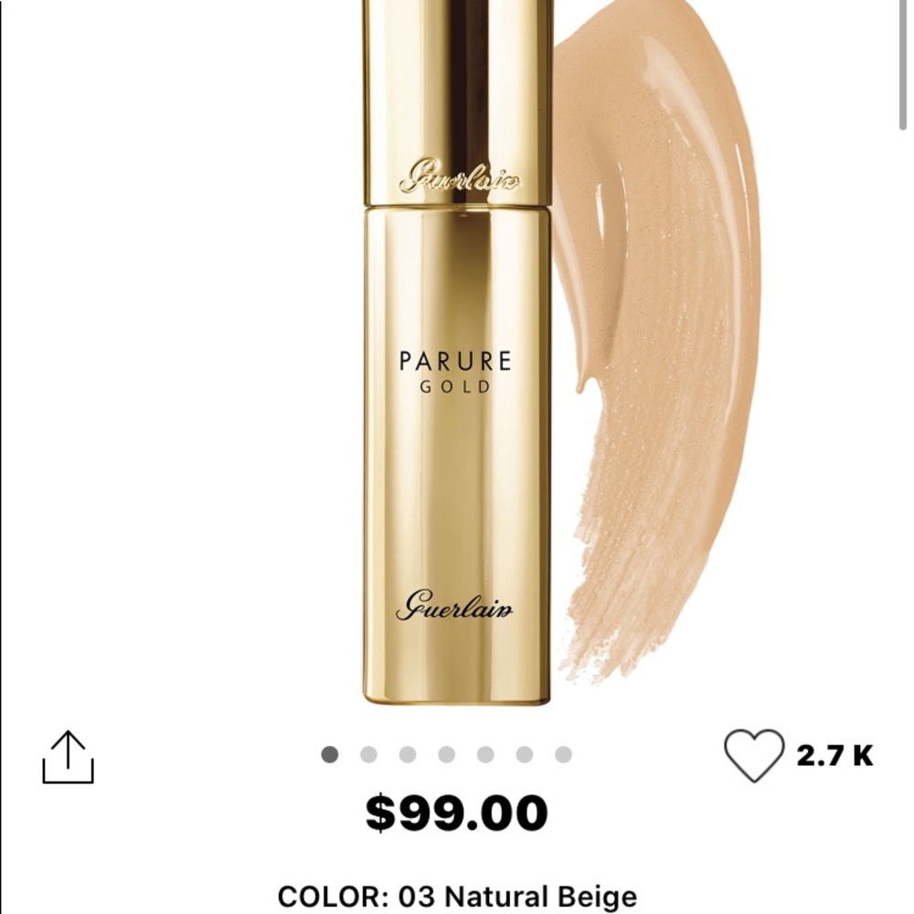 Guerlain pure gold foundation 01